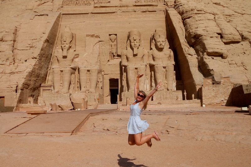 Templo de Abu Simbel na Núbia
